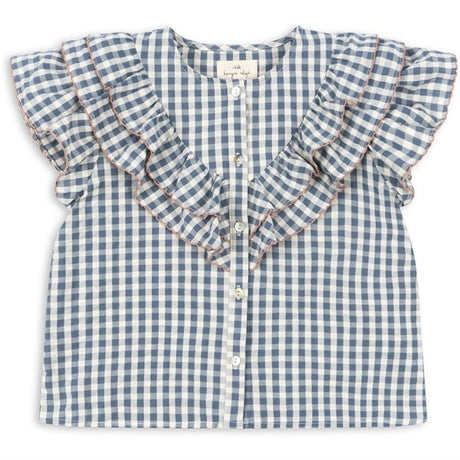 Konges Sløjd Captains Blue Check Kim Frill Shirt