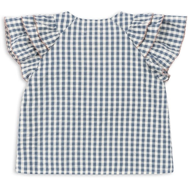 Konges Sløjd Captains Blue Check Kim Frill Shirt