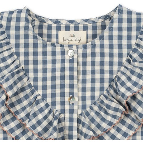 Konges Sløjd Captains Blue Check Kim Frill Shirt