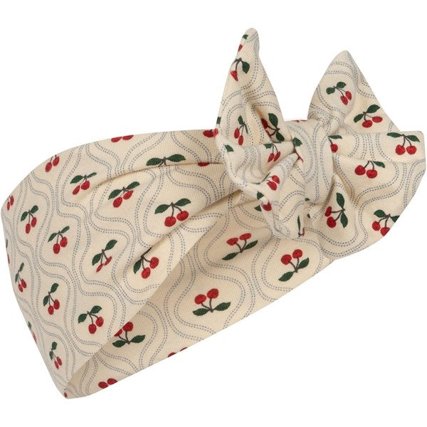 Konges Sløjd Lin New Bambi Bonnet Cherry Motif