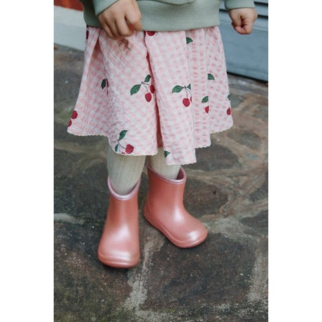 Konges Sløjd Luc Lightweight Glitter Rubber Boots Glitter Rose