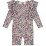 Konges Sløjd Manuca Frill UV Onesie Rosie Blue