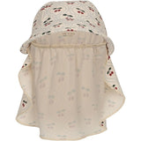 Konges Sløjd Manuca Frill Sun Hat Cherry Motif 2