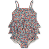 Konges Sløjd Manuca Frill Swim Suit Rosie Blue