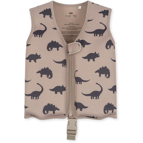 Konges Sløjd Neoprene Swim Vest Dino Silhouette