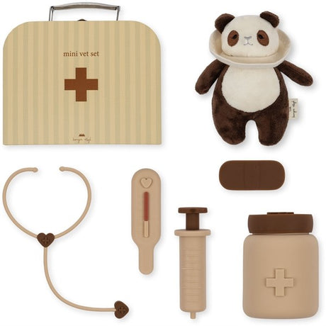 Konges Sløjd Veterinary kit Panda Silicone Beige