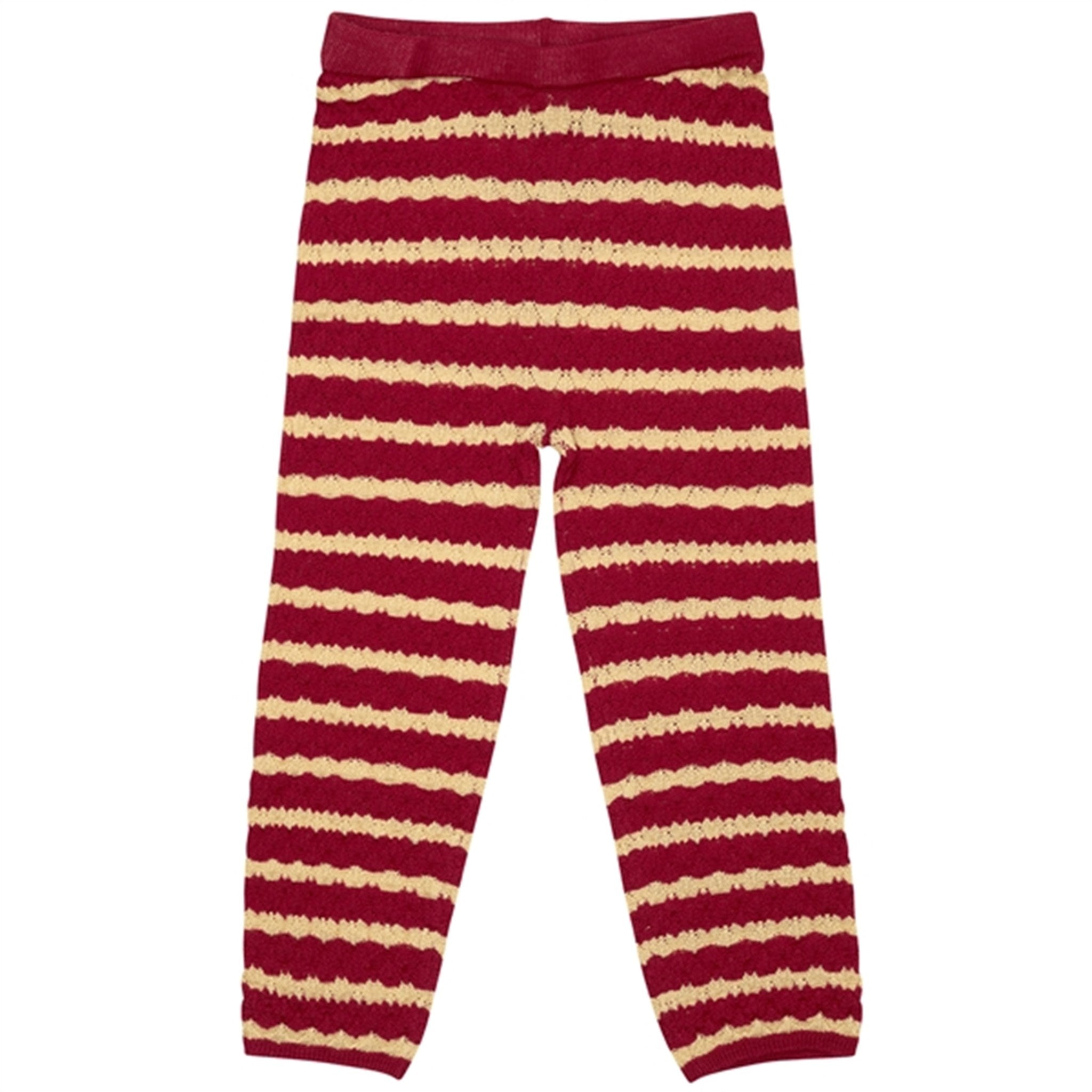 Konges Sløjd Jolly Stripe Cane Knit Wool Leggings