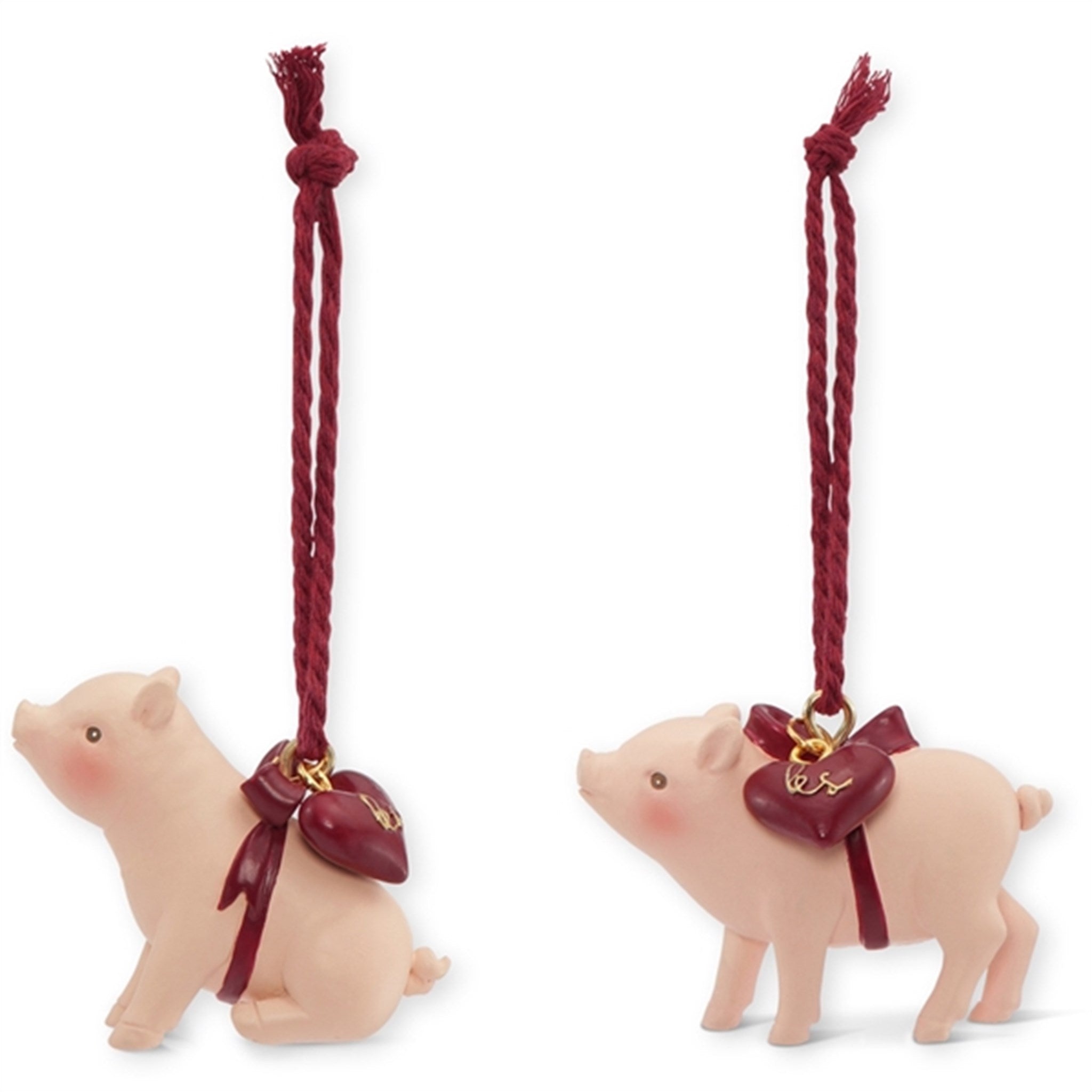 Konges Sløjd Christmas Ornament 2-pack Marzipan Pigs Marzipan