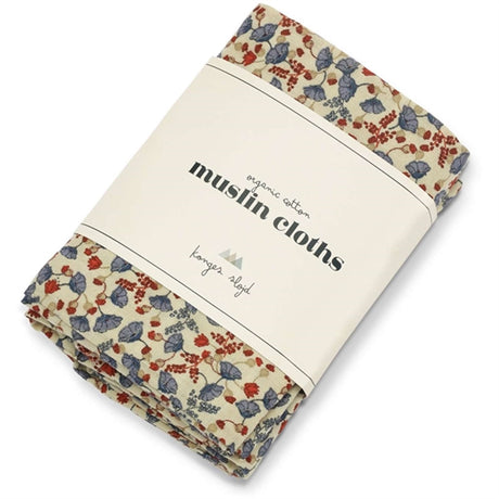 Konges Sløjd Muslin Cloth 3-pack Marche De Fleur