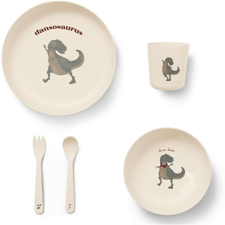 Konges Sløjd Dinner Set Dansosaurus