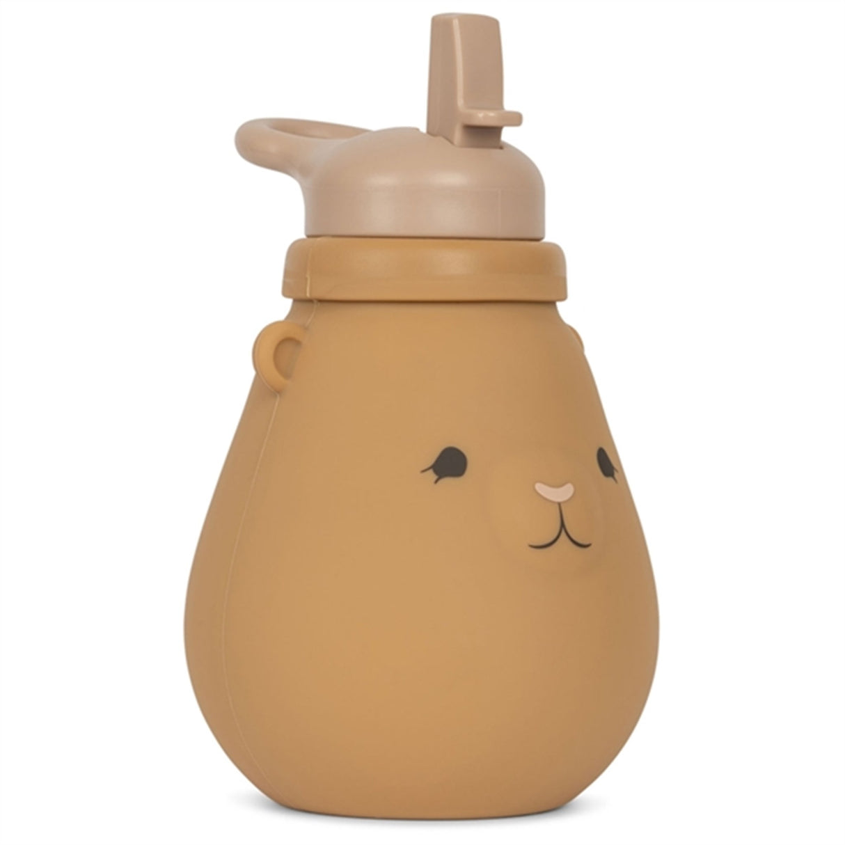 Konges Sløjd Silicone Drinking Bottle Teddy Almond