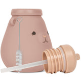 Konges Sløjd Silicone Drinking Bottle Teddy Blush 3