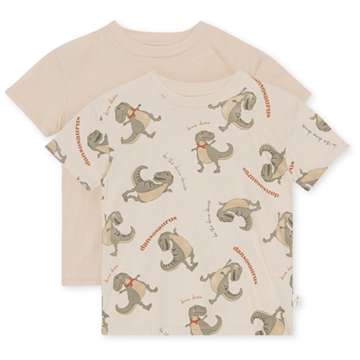 Konges Sløjd Dansosaurus/ French Oak Famo T-shirt 2-pack