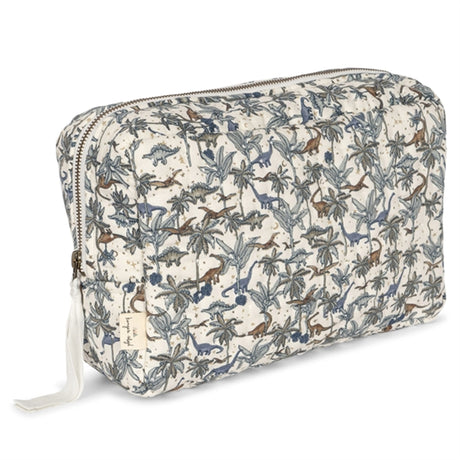 Konges Sløjd Toiletery Bag Big Quilted Dino Blue