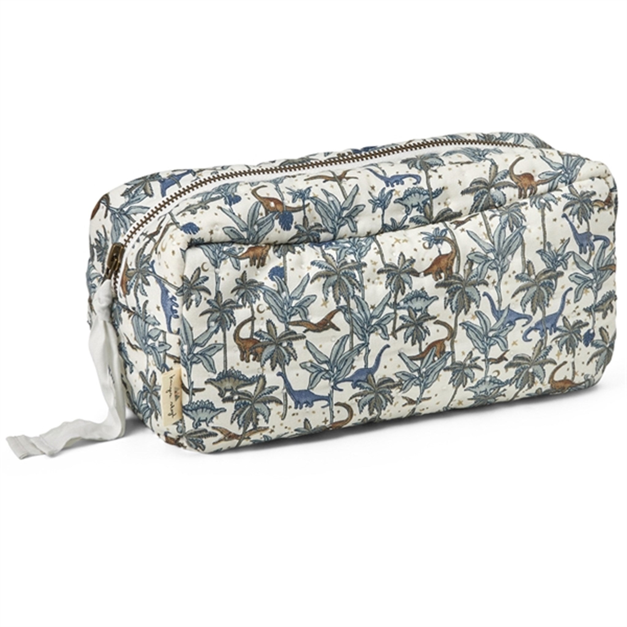 Konges Sløjd Toiletery Bag Small Quilted Dino Blue