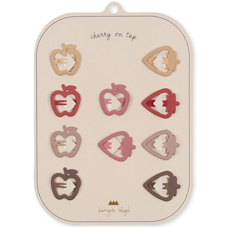 Konges Sløjd Hair Clips Junior Mix 10-pack Fruit