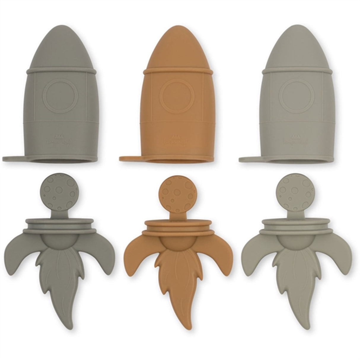 Konges Sløjd Ice Cream Molds 3-pack Rocket Almond Mix 2