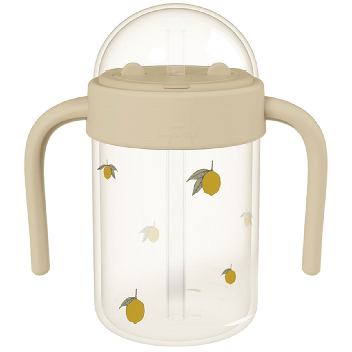 Konges Sløjd Baby Bottle With Handle Lemon