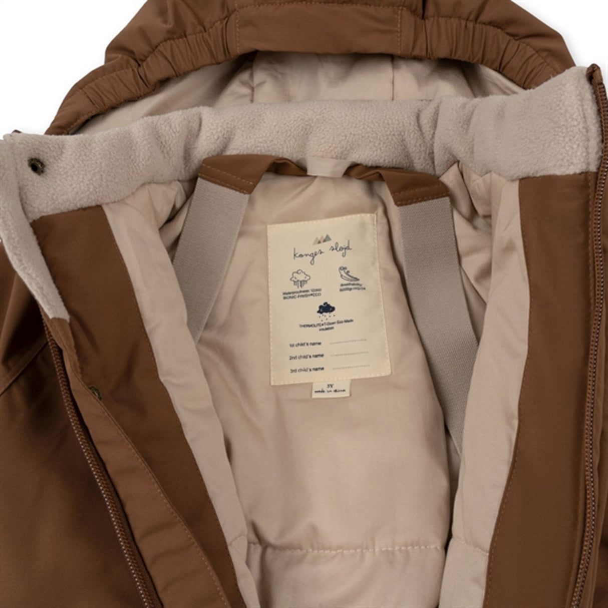 Konges Sløjd Pecan Pie Nohr Solid Snowsuit 9