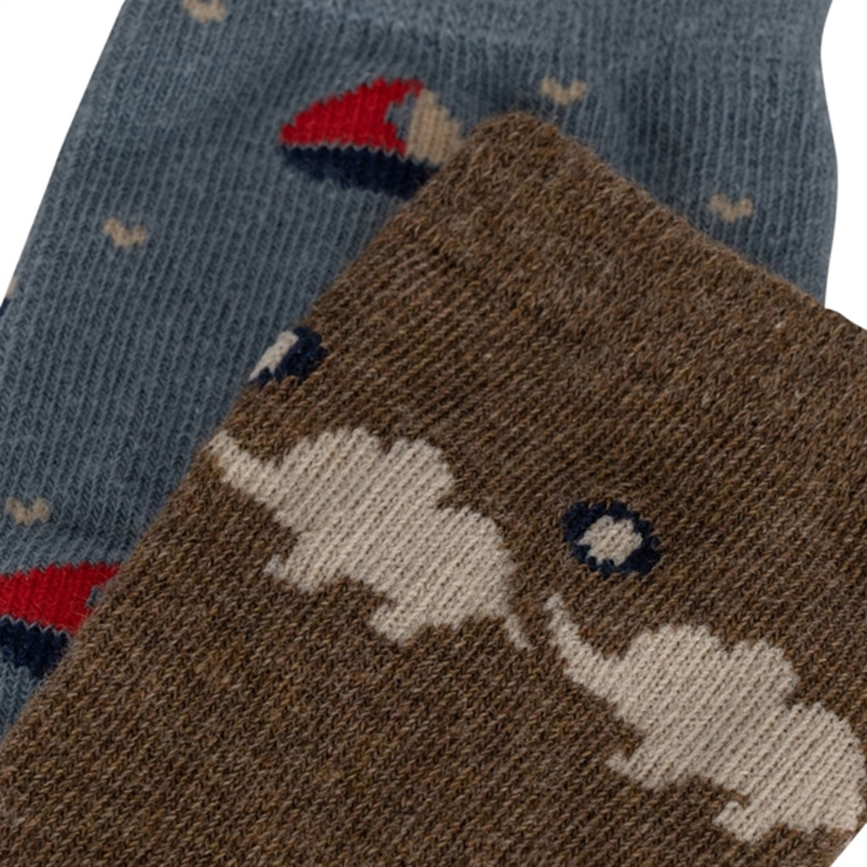 Konges Sløjd Elephant/Boat 2-Pack Lapis Socks 2