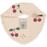 Konges Sløjd Ma Grande Cerise/Nouvelle Peach Basic 2-Pack Bib Frill 3