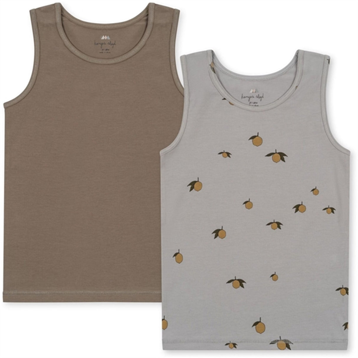 Konges Sløjd Lemon Harbor/Brindle Basic 2-Pack Tanktop