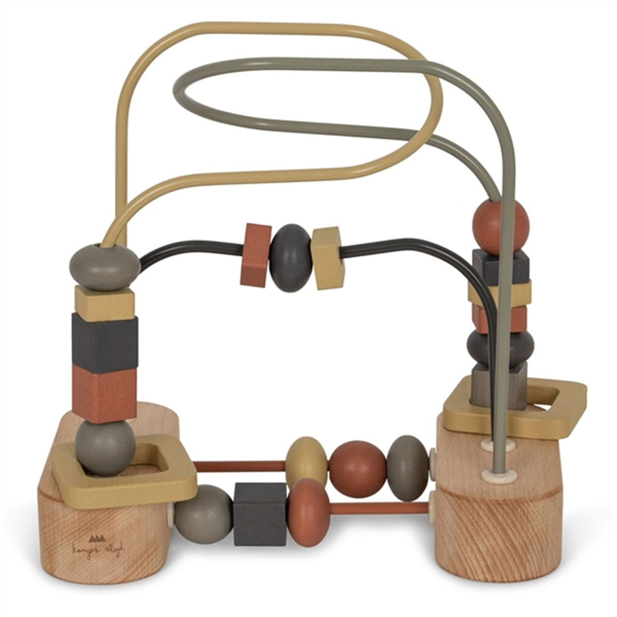 Konges Sløjd Beige Wooden Beads Game