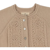 Konges Sløjd Almond Milk Cabby Frill Wool Cardigan 7