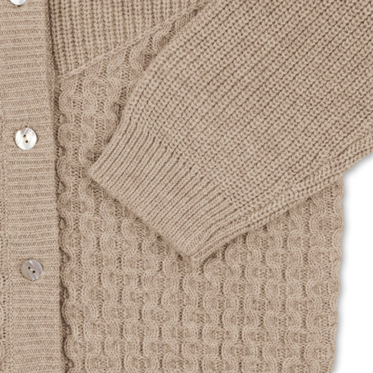 Konges Sløjd Creme Harri Knit Wool Cardigan 6