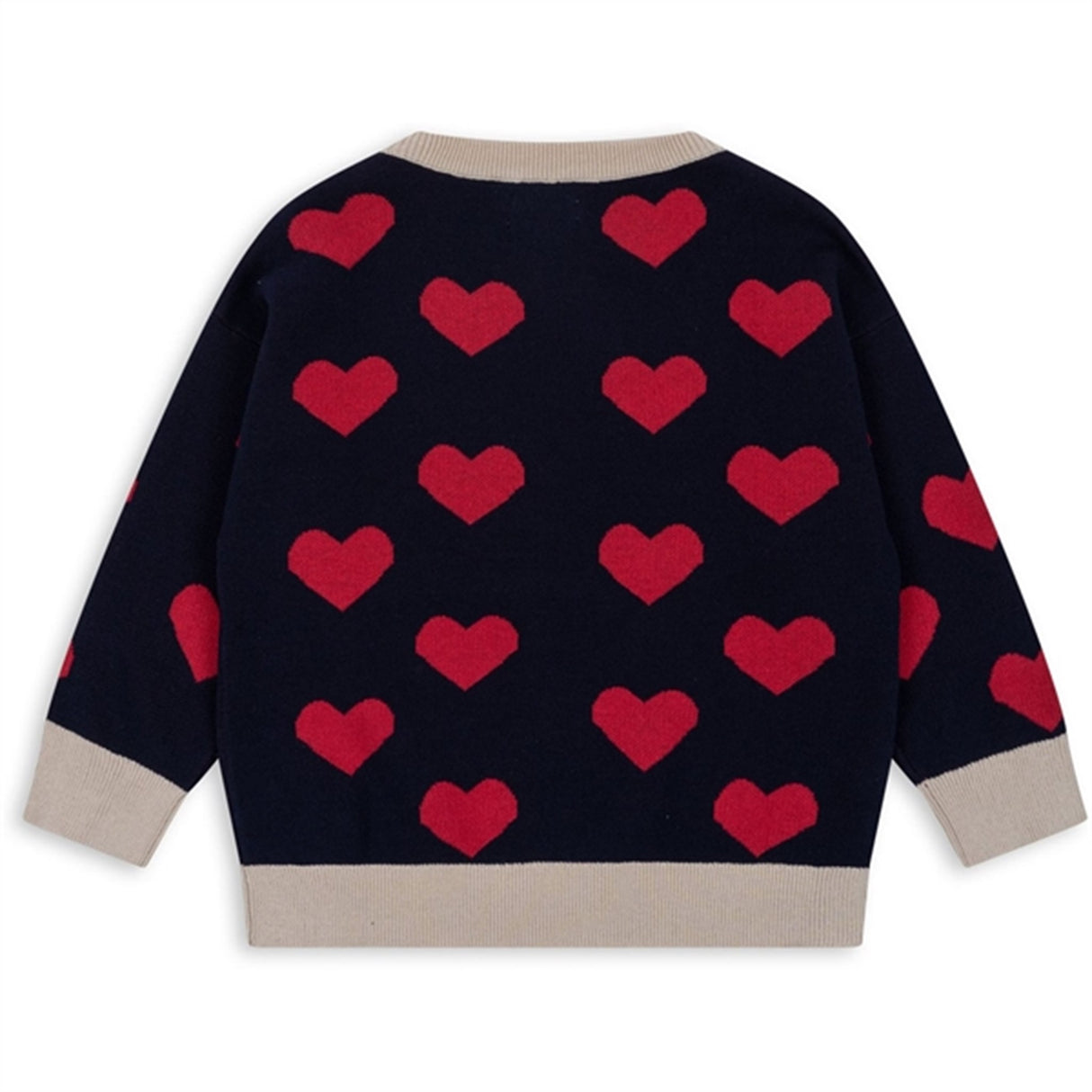 Konges Sløjd Navy Heart Lapis Knit Blouse 3