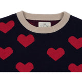 Konges Sløjd Navy Heart Lapis Knit Blouse 5