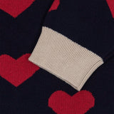 Konges Sløjd Navy Heart Lapis Knit Blouse 4