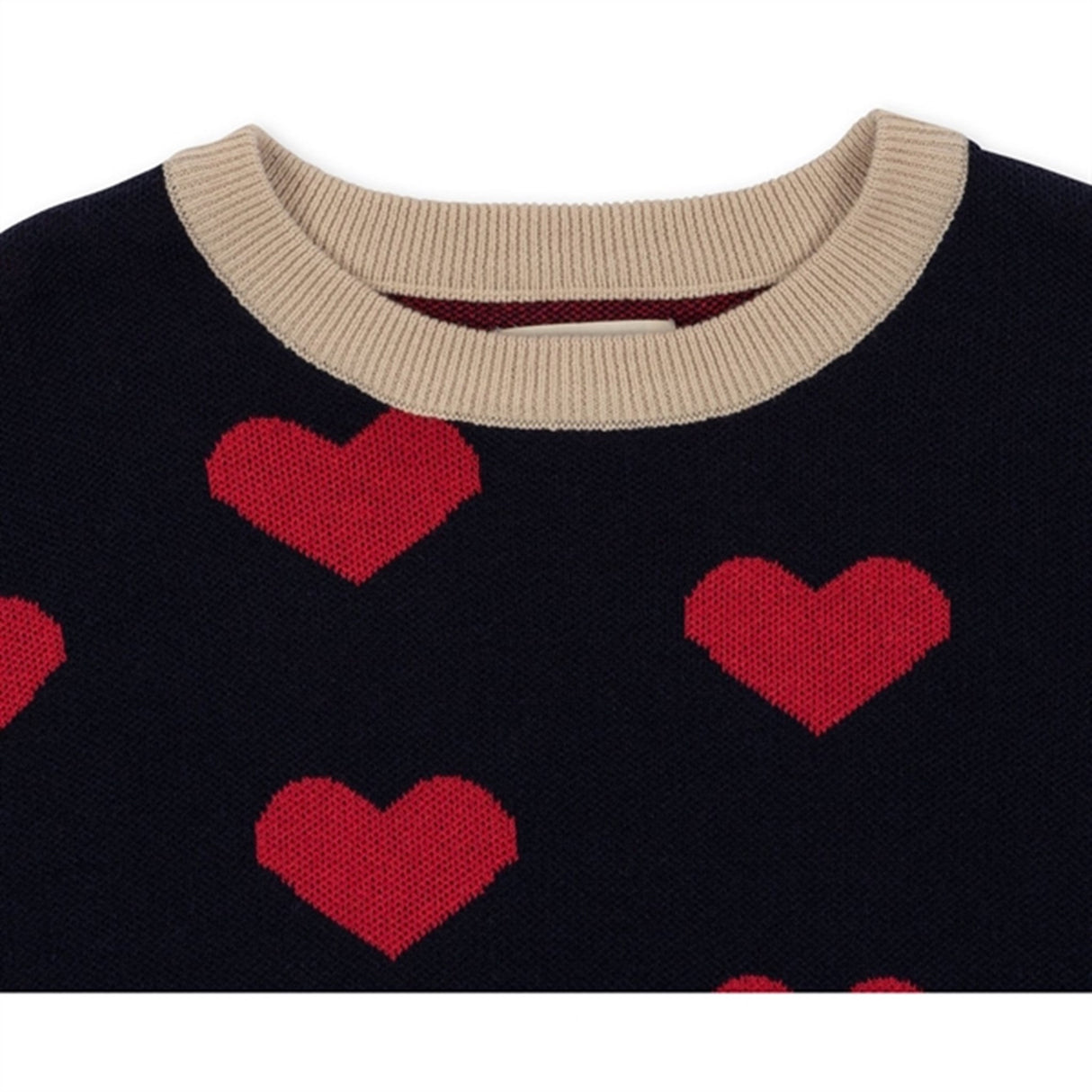 Konges Sløjd Navy Heart Lapis Knit Dress 4