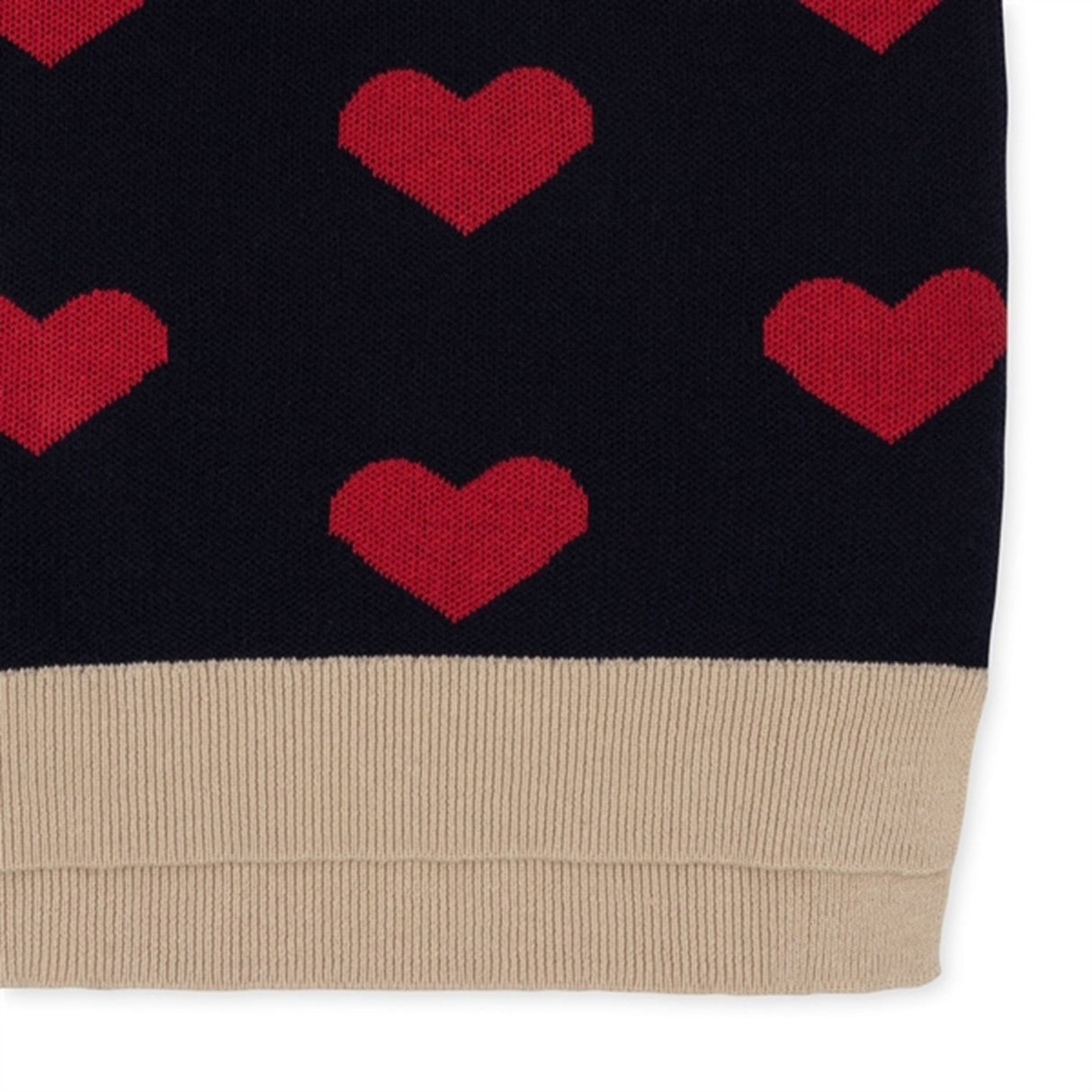 Konges Sløjd Navy Heart Lapis Knit Dress 3