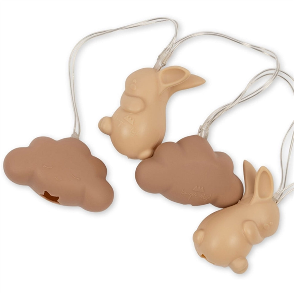 Konges Sløjd Shell/Blush Light Chain Bunny and Cloud 4