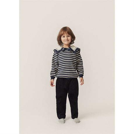 Konges Sløjd Blue Stripe Seala Knit Blouse