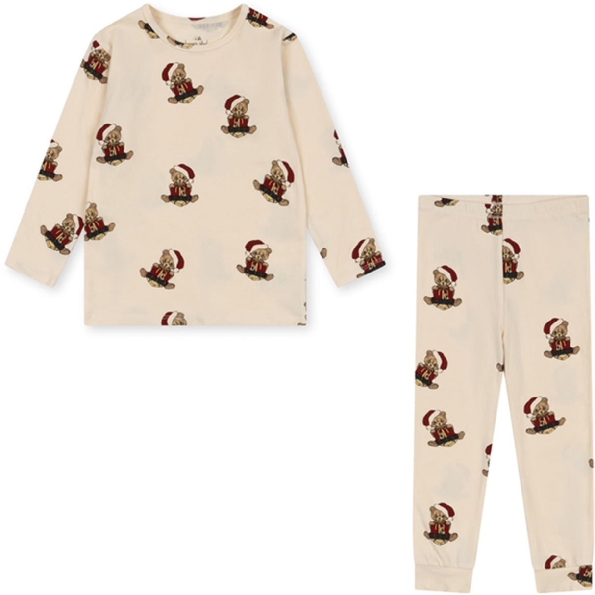 Konges Sløjd Christmas Teddy Basic Blouse/Pants Set