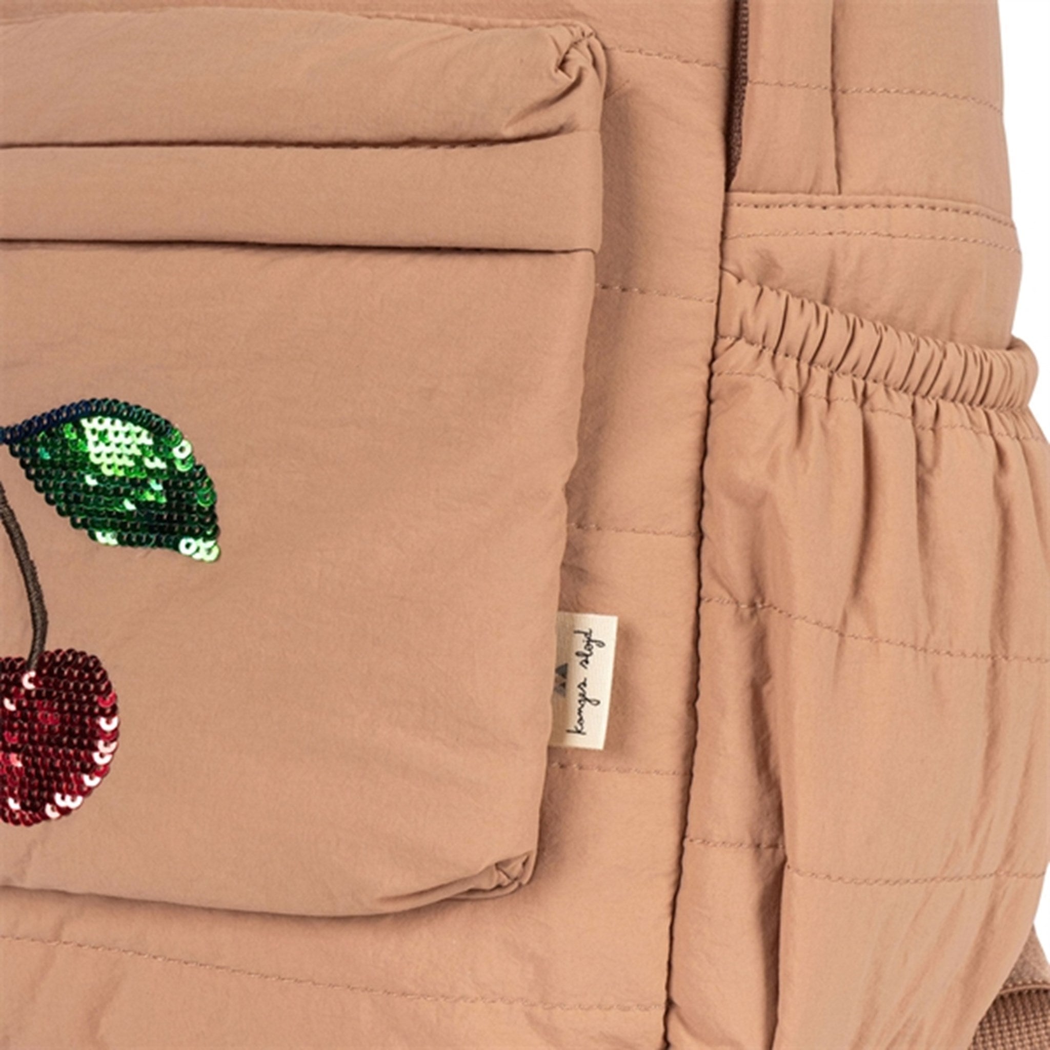 Konges Sløjd Juno Quilted Sequin Backpack Midi Cherry 8