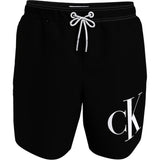 Calvin Klein Medium Drawstring Swim Trunks Pvh Black