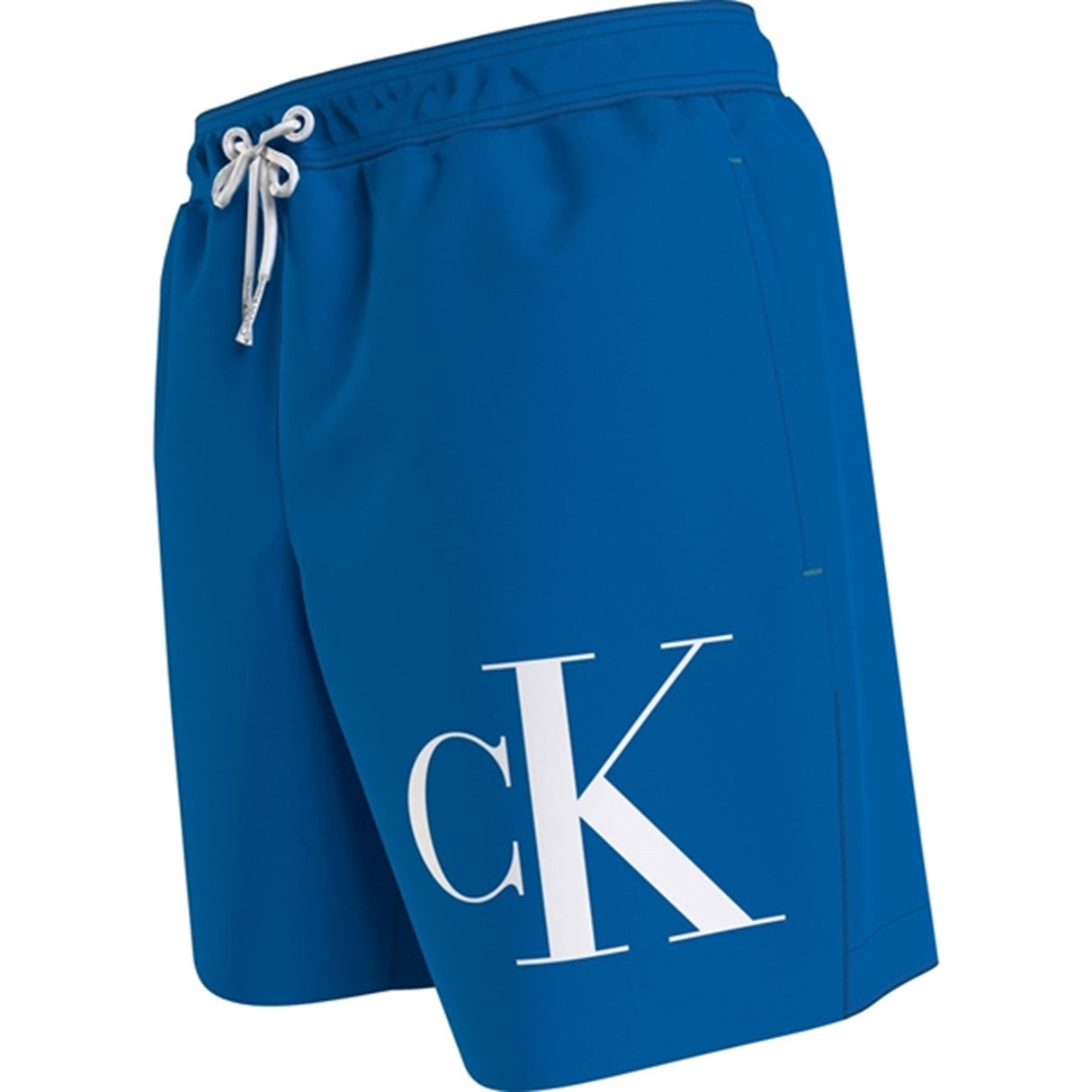 Calvin Klein Medium Drawstring Swim Trunks Blue Crush 2