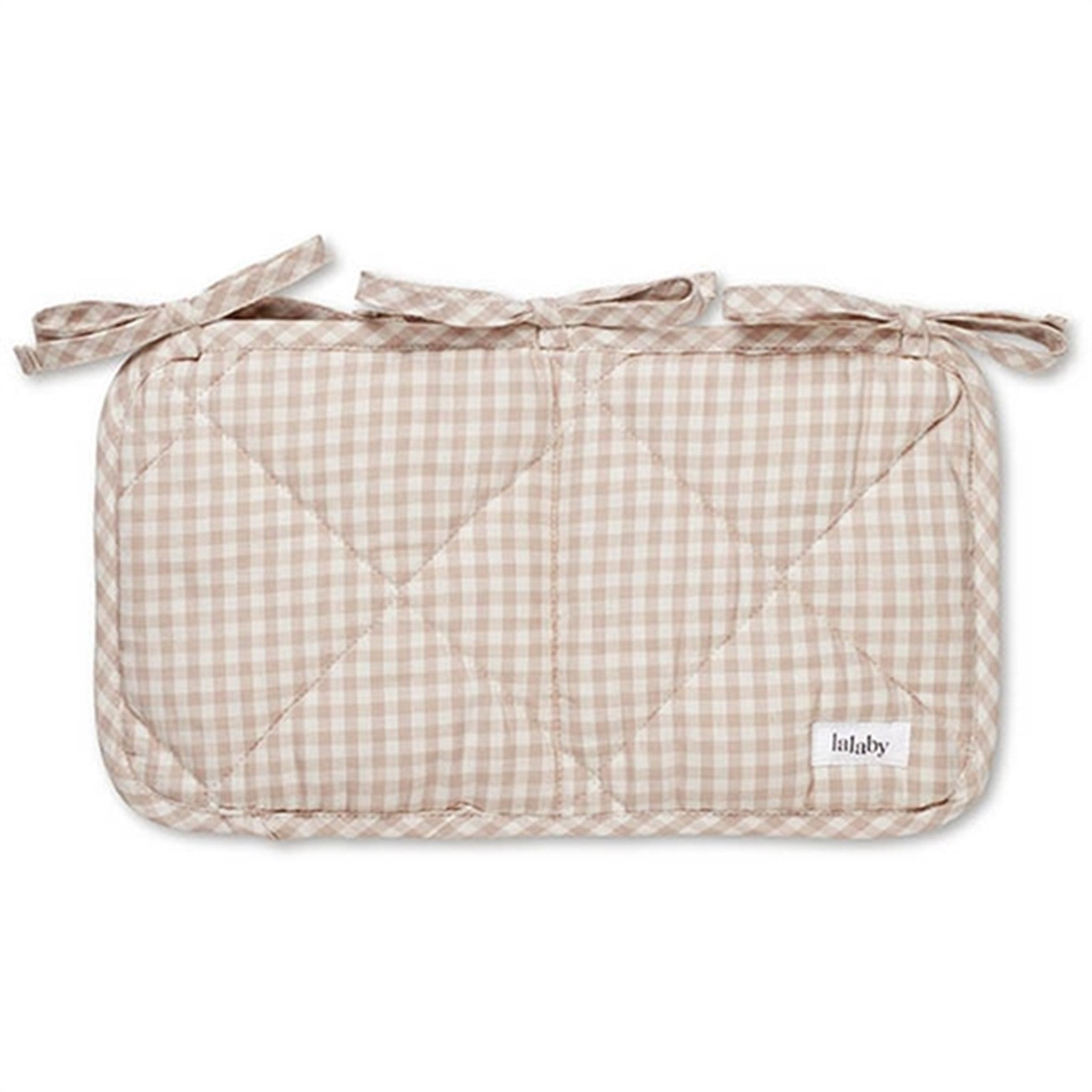 Lalaby Bed Pocket Beige Gingham