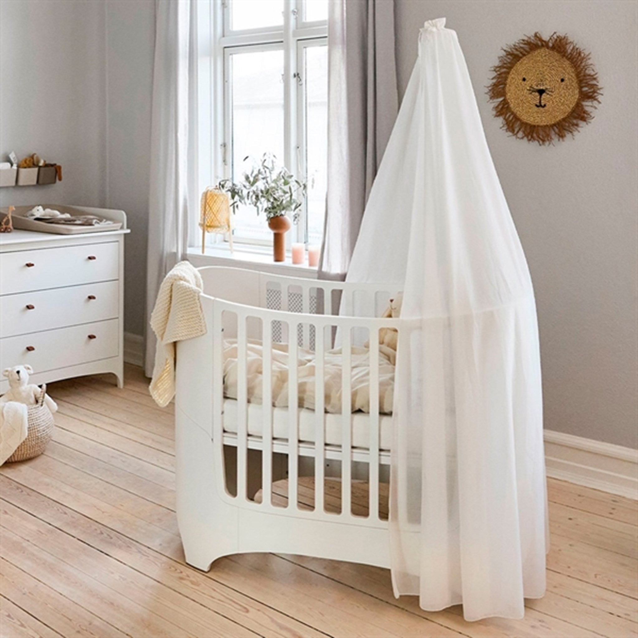 Leander Baby Cot without Matress White 2