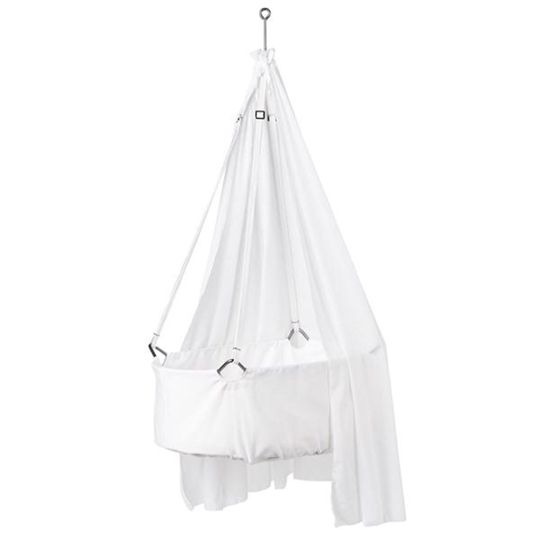 Leander Canopy for Cradle White