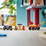 LEGO® NINJAGO® Kai and Ras's Car and Bike Battle