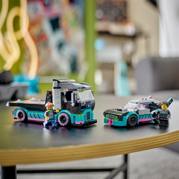 LEGO® City Race Car and Car Carrier Truck 5
