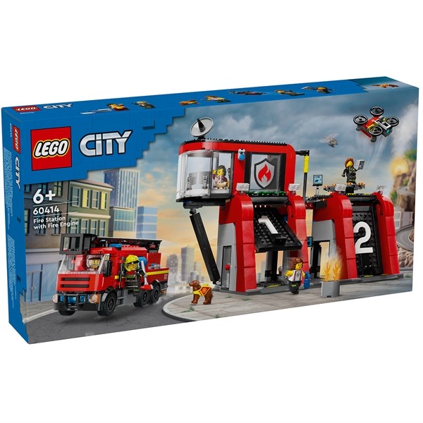 LEGO® City Fire Station with Fire Engine