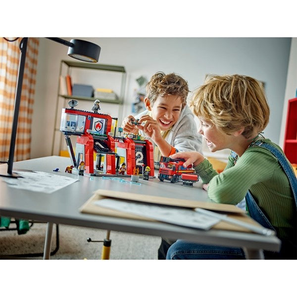 LEGO® City Fire Station with Fire Engine