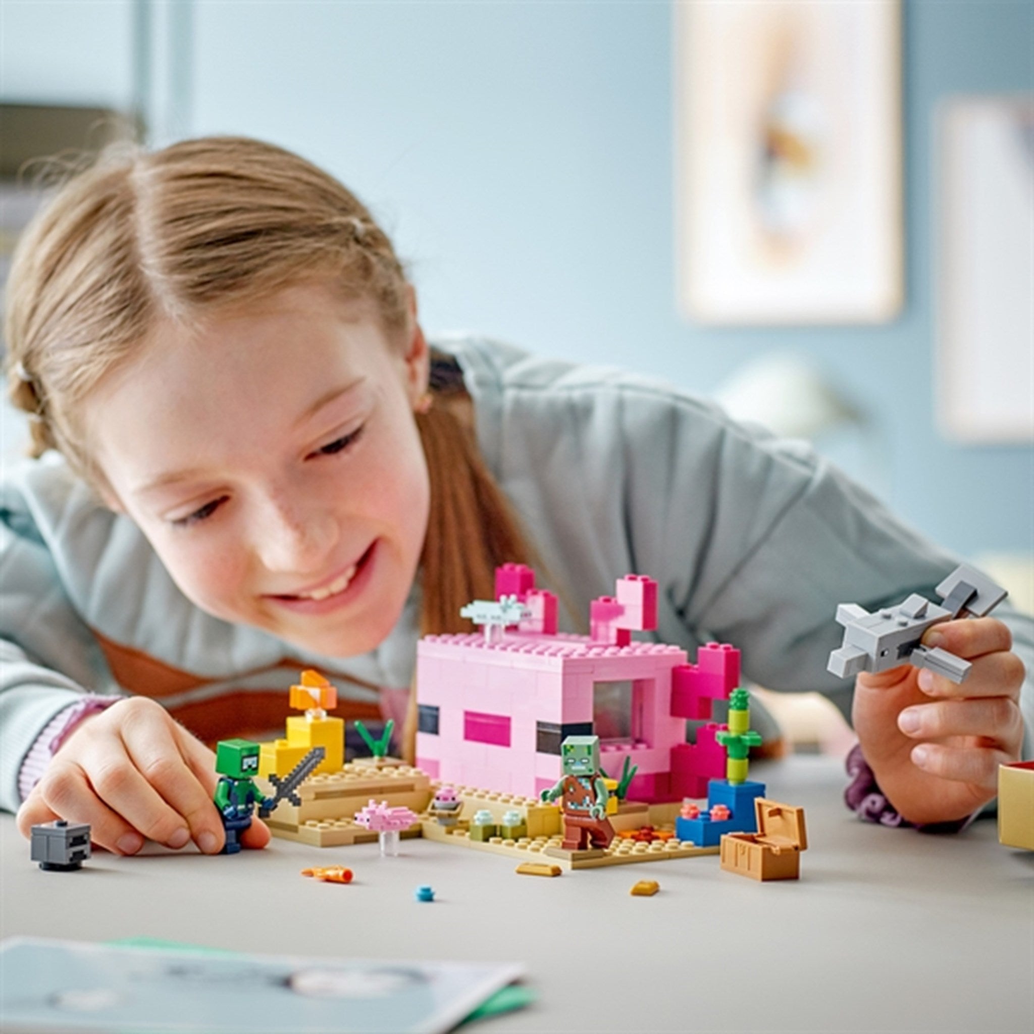 LEGO® Minecraft® The Axolotl House 2