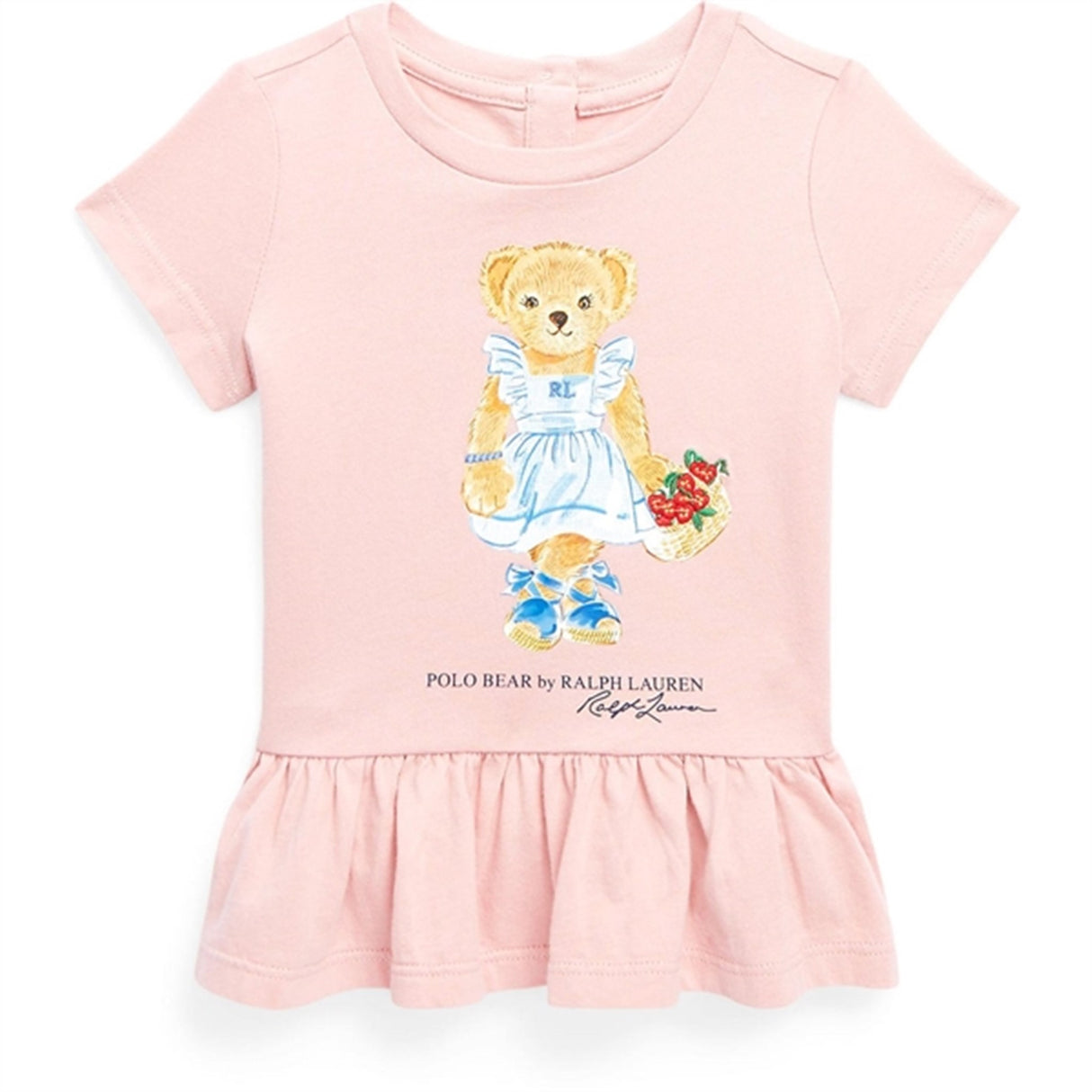 Ralph Lauren Baby Bear Blouse Carmel Pink