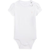 Ralph Lauren Baby Girl Body White/Delicate Pink